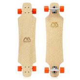 Bamboo with Maple Dancing Longboard Skateboard with Skateboard Trucks and Wheels