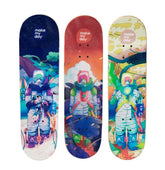 FENGYUAN Factory 卸売 大量カスタム スケートボードデッキ 100% 7プライ カナディアンメープル プロ スケートボードデッキ