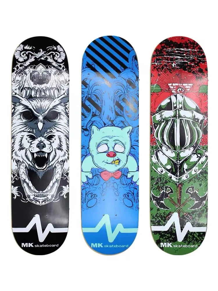 FENGYUAN Top Quality Skateboard Factory Low MOQ Custom Skateboard Deck Graphic Maple Pro Skateboard Deck