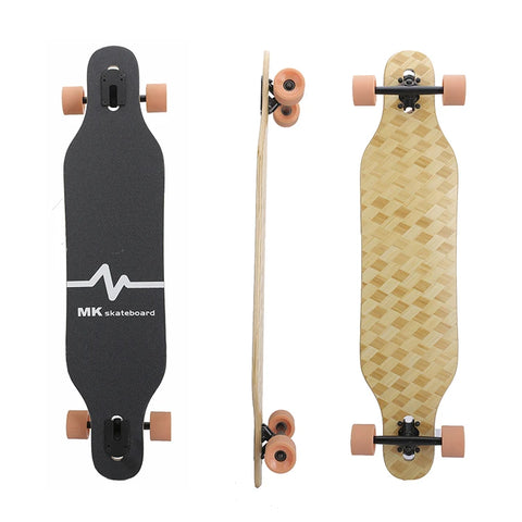 Maples Long Board  Bamboo Back Downhill Skateboard    Factory Manufacturer Skateboard Trucks and Wheels