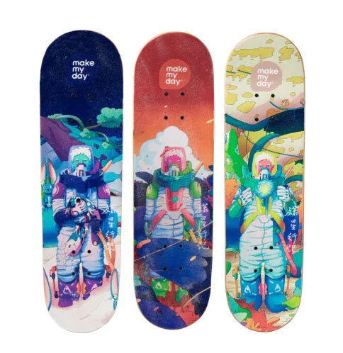 FENGYUAN Top Quality Skateboard Factory Low MOQ Custom Skateboard Deck Graphic Maple Pro Skateboard Deck