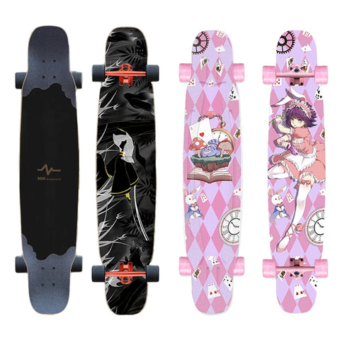 FENGYUAN Wholesale Custom Low MOQ Freestyle Canadian Maple Dancing Longboard Skateboard