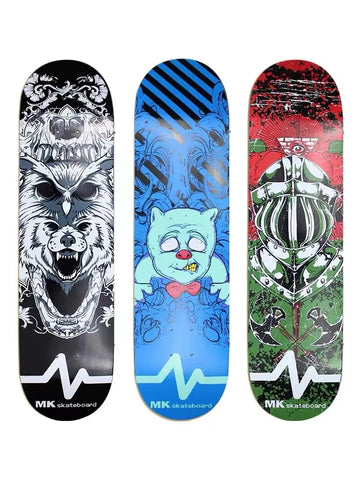 FENGYUAN Factory Wholesale Bulk Custom Skateboard Deck 100% 7 Ply Canadian Maple Pro Skateboard Deck