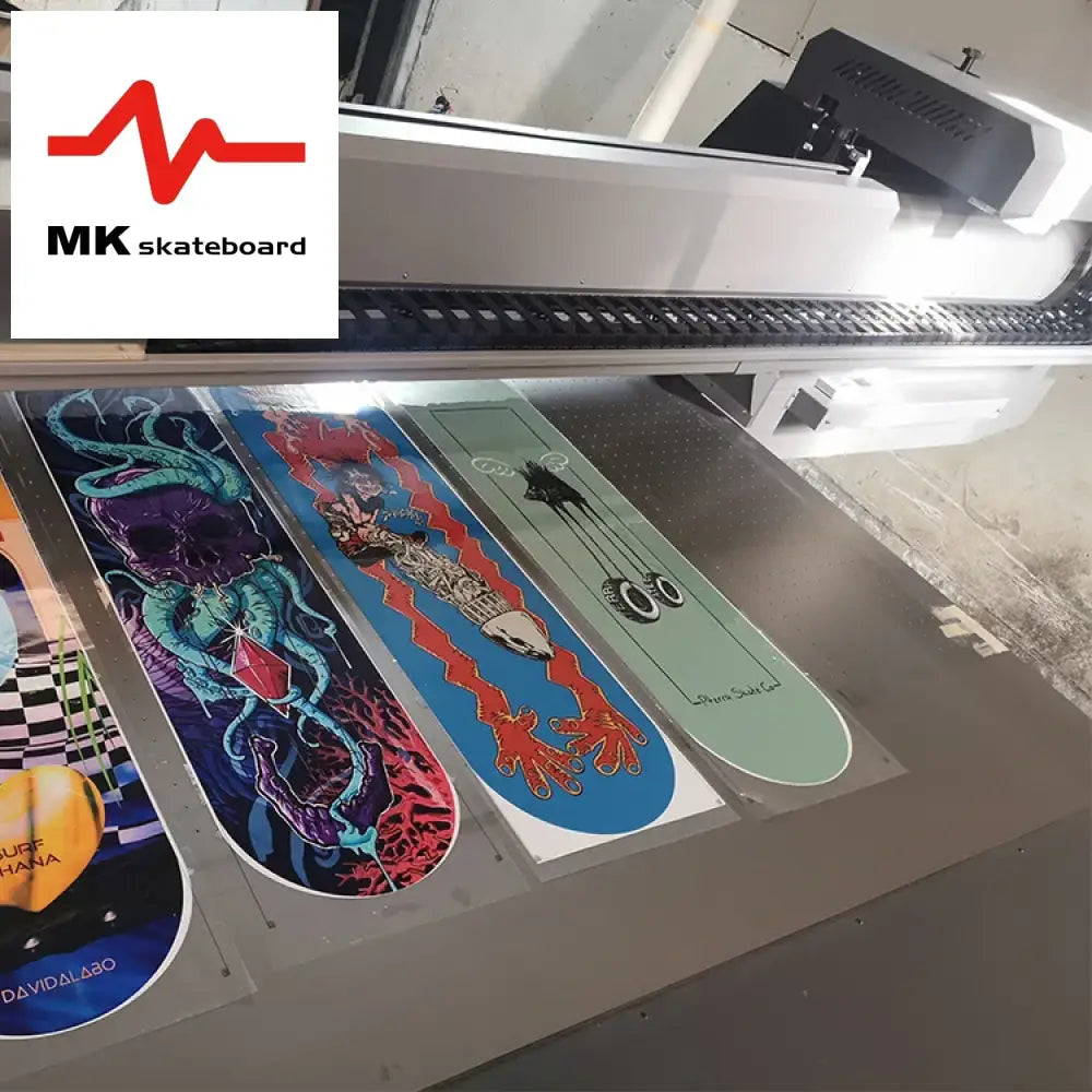 FENGYUAN Factory Wholesale Bulk Custom Printed Professional Canadian Maple Wood Skateboard Deck Multi